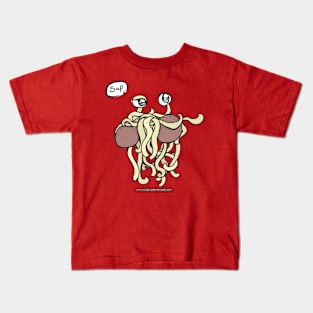 Chill Flying Spaghetti Monster Kids T-Shirt